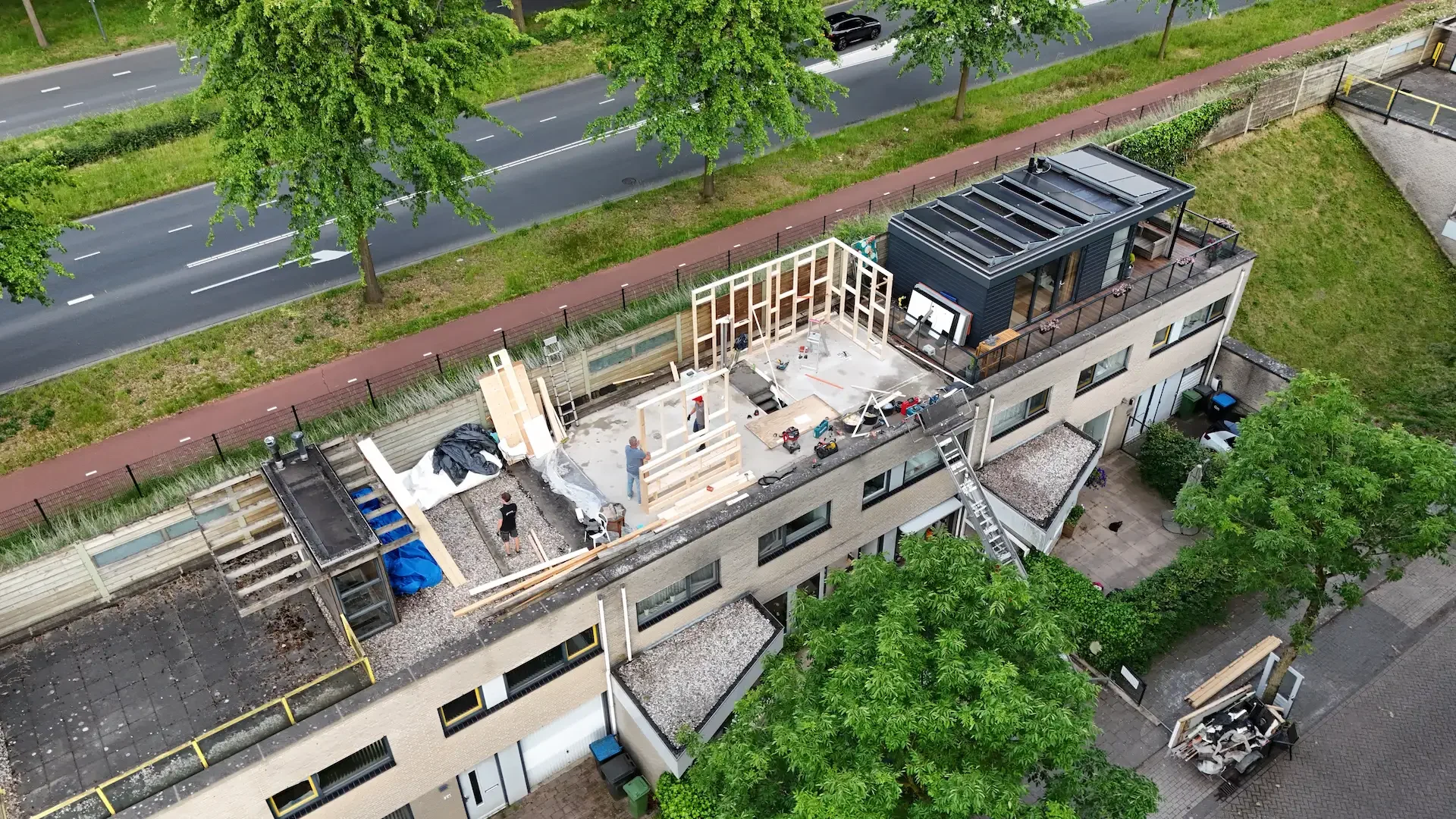Dakopbouw Eindhoven verbouwing